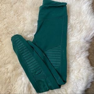 Alo Yoga Moto Leggings Teal